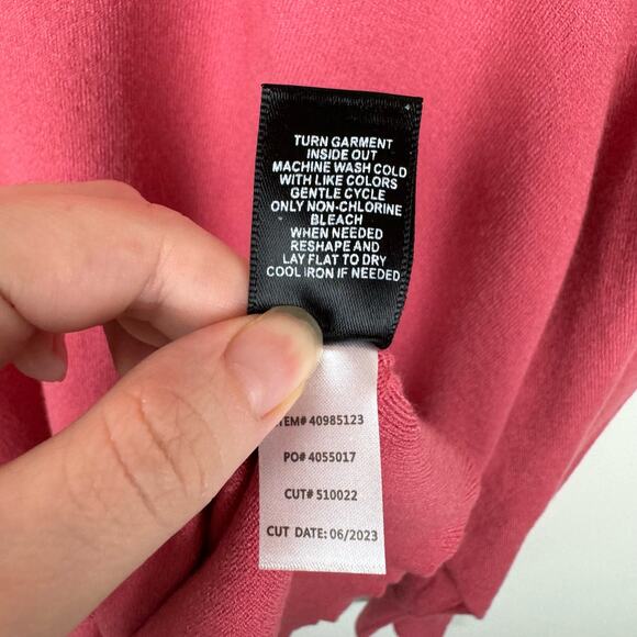 Torrid Womens Everyday Soft Turtleneck Sweater In Holly Berry Pink Sz 5X | Comfy - Picture 10 of 14